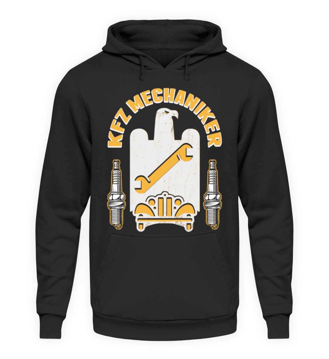 KFZ Mechaniker Handwerker Hoodie www.handwerkerfashion.de