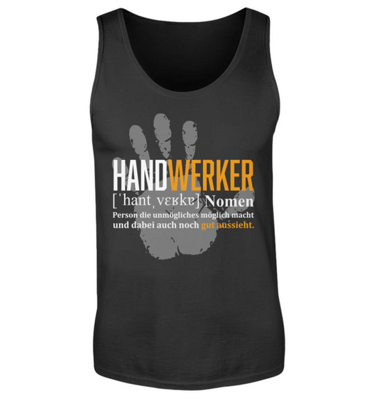 Handweker Tanktop bedruckt www.handwerkerfashion.de