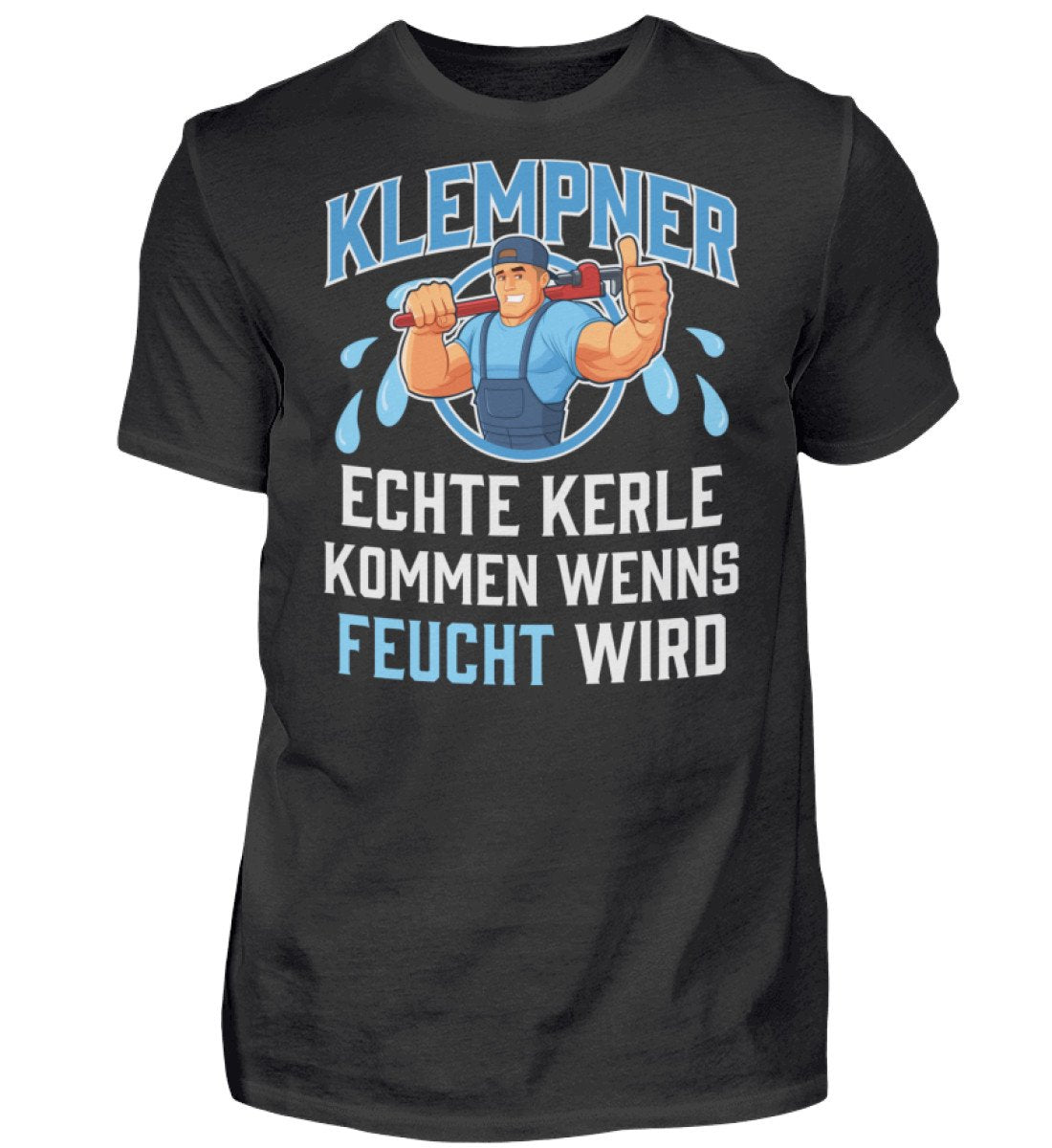 Handwerker Geschenkidee Klempner Shirt bedruckt www.handwerkerfashion.de