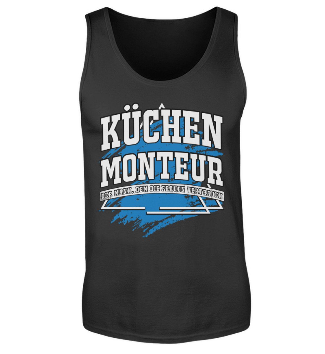 Küchenmonteur Handwerker Tanktop bedruckt www.handwerkerfashion.de