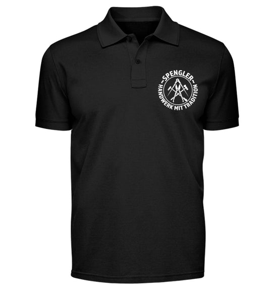 Spengler Poloshirt mit Brust und Rückendruckt / Zunftzeichen / workswear.de