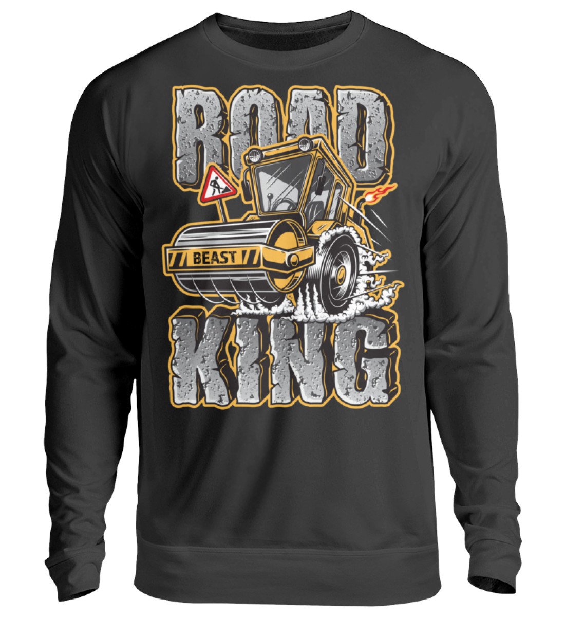 Straßenbauer Pullover Road King www.handwerkerfashion.de